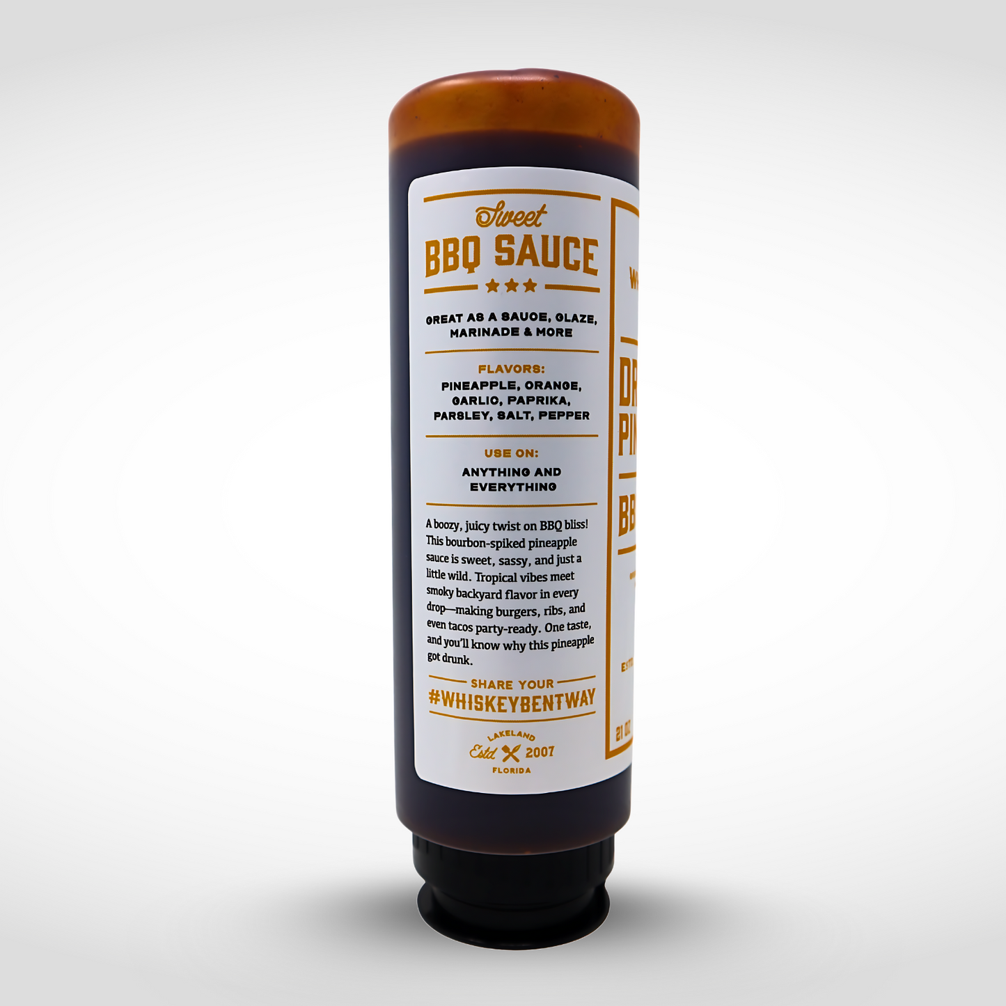 Drunken Pineapple (Sweet) BBQ Sauce 6 Pack