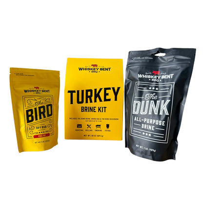 Whiskey Bent BBQ Turkey Brine and Seasoning Kit - Pack of 6