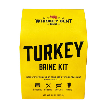 Whiskey Bent BBQ Turkey Brine and Seasoning Kit - Pack of 6